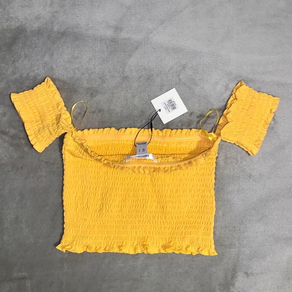 Revamped Off-Shoulder Crop Top - Picture 2 of 2